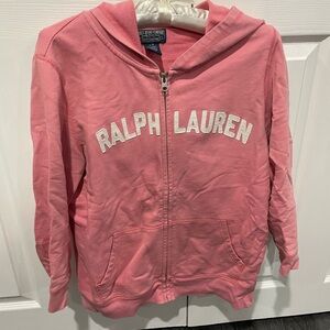 Ralph Lauren Women’s  Pink Zip-Up Hoodie